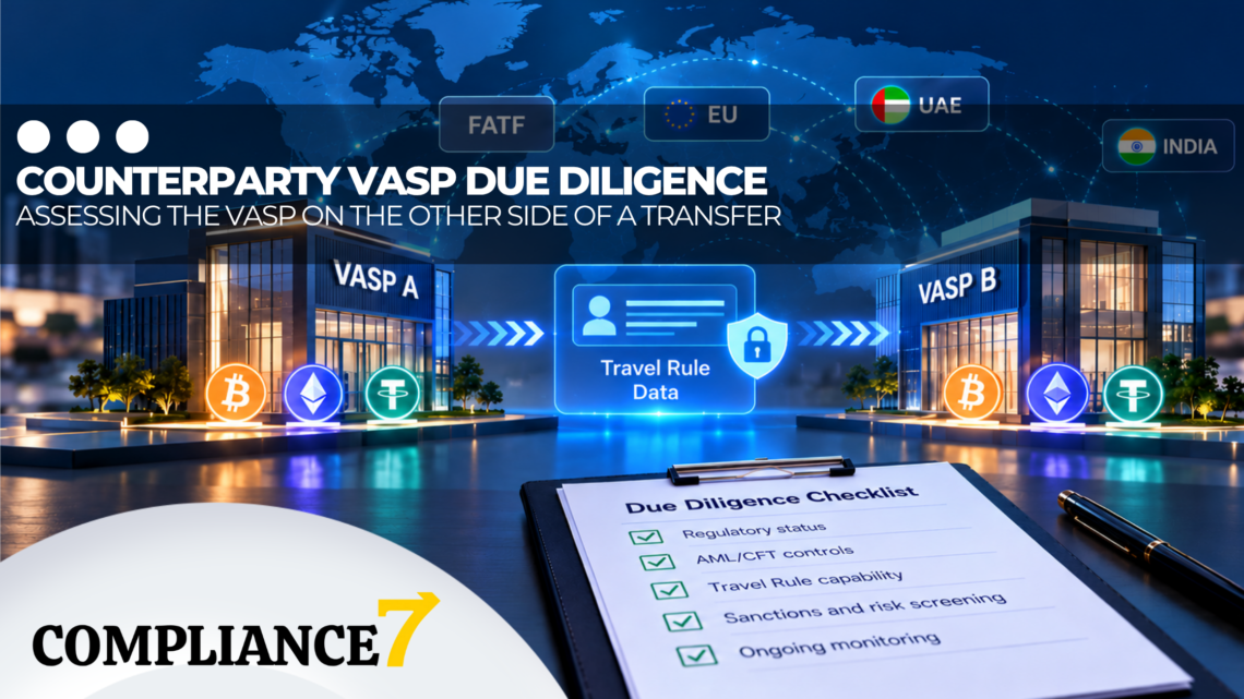 Counterparty VASP Due Diligence: Assessing the VASP on the Other Side of a Transfer